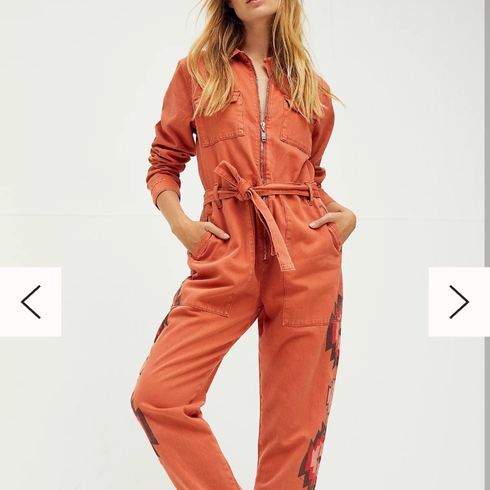 Free people Claudia Coverall jumpsuit Aztec one teaspoon